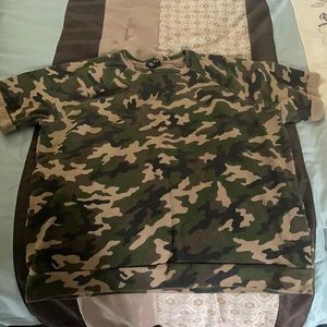 A camouflage shirt